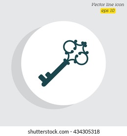 Web icon. Key