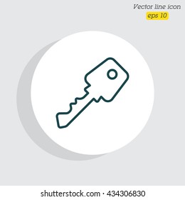 Web icon. Key