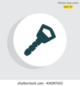 Web icon. Key