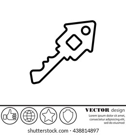 Web icon. Key
