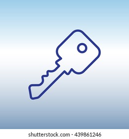 Web icon. Key