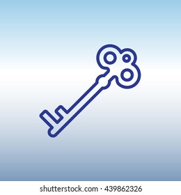 Web icon. Key