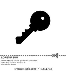 Web icon. Key