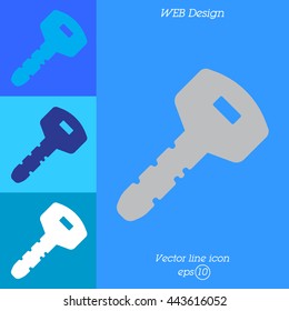 Web icon. Key