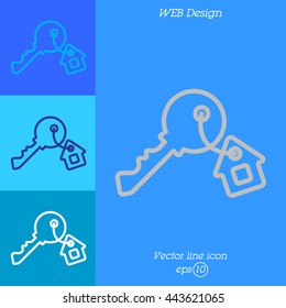 Web icon. Key