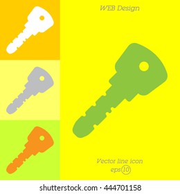 Web icon. Key