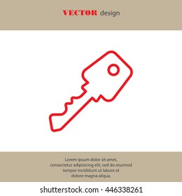 Web icon. Key