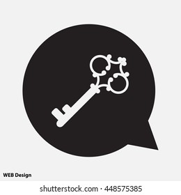 Web icon. Key