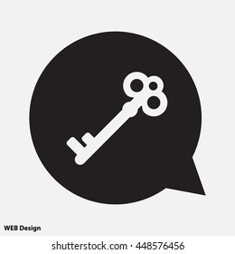Web icon. Key