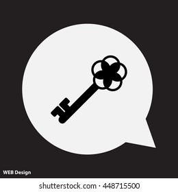 Web icon. Key