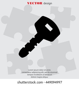 Web icon. Key