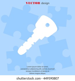 Web icon. Key