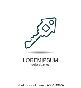 Web icon. Key