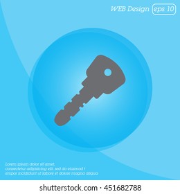 Web icon. Key