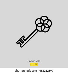 Web icon. Key