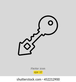 Web icon. Key