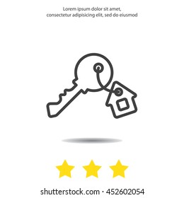 Web icon. Key