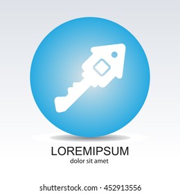 Web icon. Key