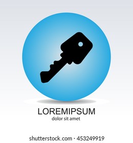 Web icon. Key