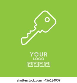 Web icon. Key