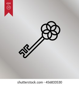 Web icon. Key