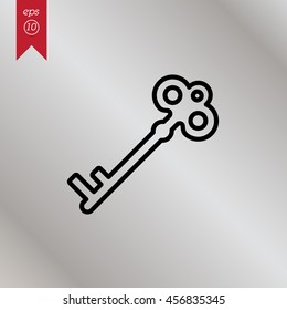 Web icon. Key