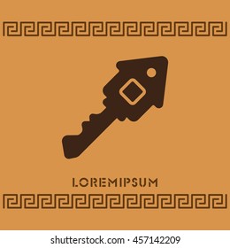 Web icon. Key