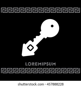 Web icon. Key