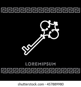 Web icon. Key