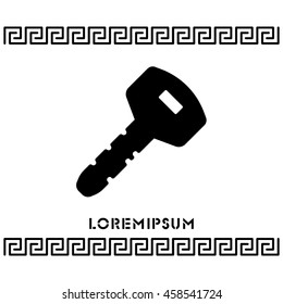 Web icon. Key