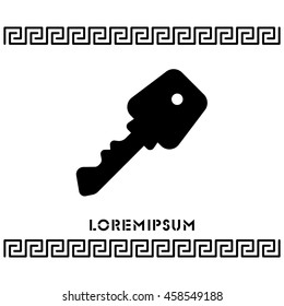 Web icon. Key
