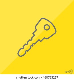 Web icon. Key