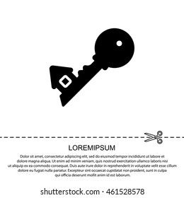 Web icon. Key