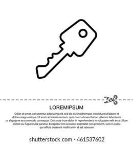 Web icon. Key