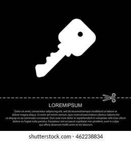 Web icon. Key