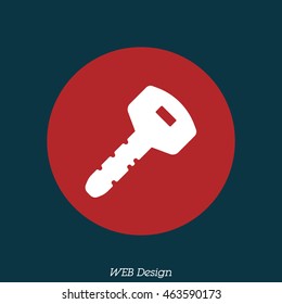 Web icon. Key