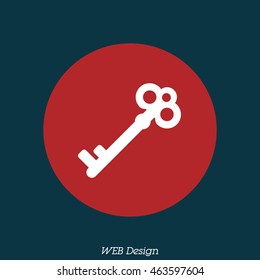 Web icon. Key