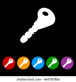 Web icon. Key