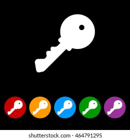 Web icon. Key