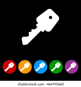 Web icon. Key
