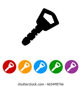 Web icon. Key