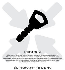 Web icon. Key