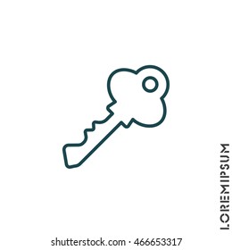 Web icon. Key