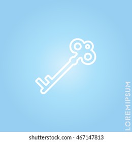 Web icon. Key