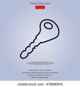 Web icon. Key