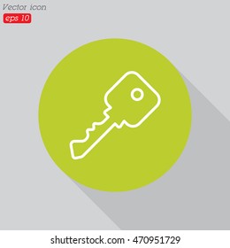 Web icon. Key