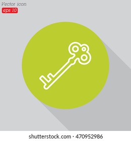Web icon. Key