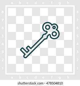 Web icon. Key