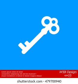 Web icon. Key