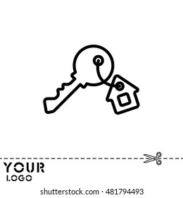 Web icon. Key